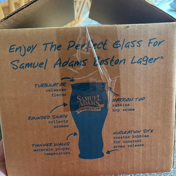 Brand New Samuel Adams Pint Glasses in original packaging-NWT!!! - Picture 5 of 5